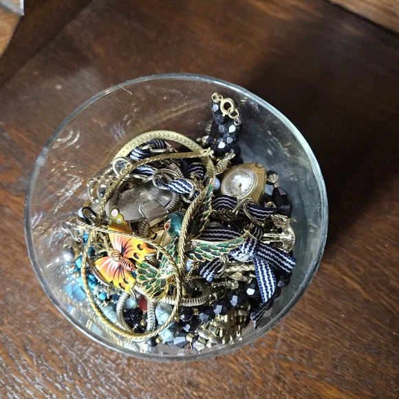 Assorted Jewelry Collection in Glass Jar - Picture 3 of 7